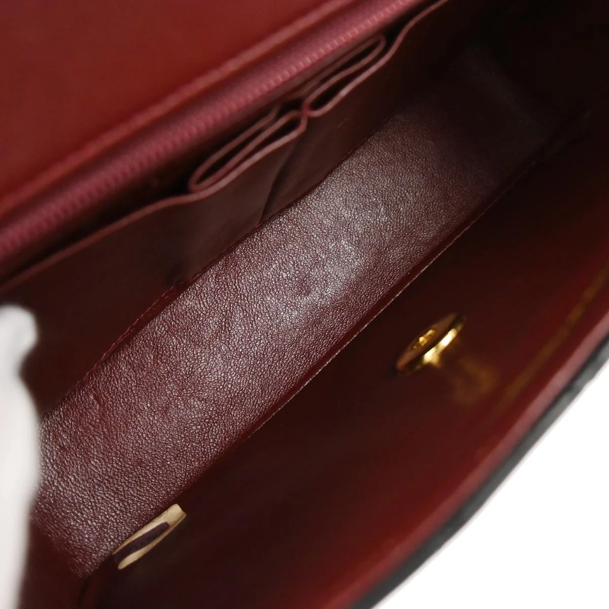 Chanel 1989-1991 Black Lambskin Shoulder Bag - Image 8