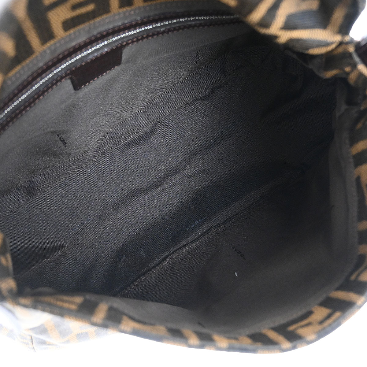 Fendi Brown Canvas Zucca Mamma Baguette Handbag - Image 7