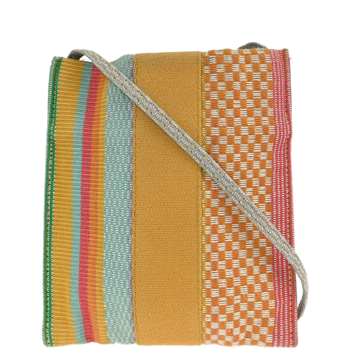 Hermes Yellow Cotton NY Madison Limited Onimaitou Shoulder Bag Pochette - Image 2