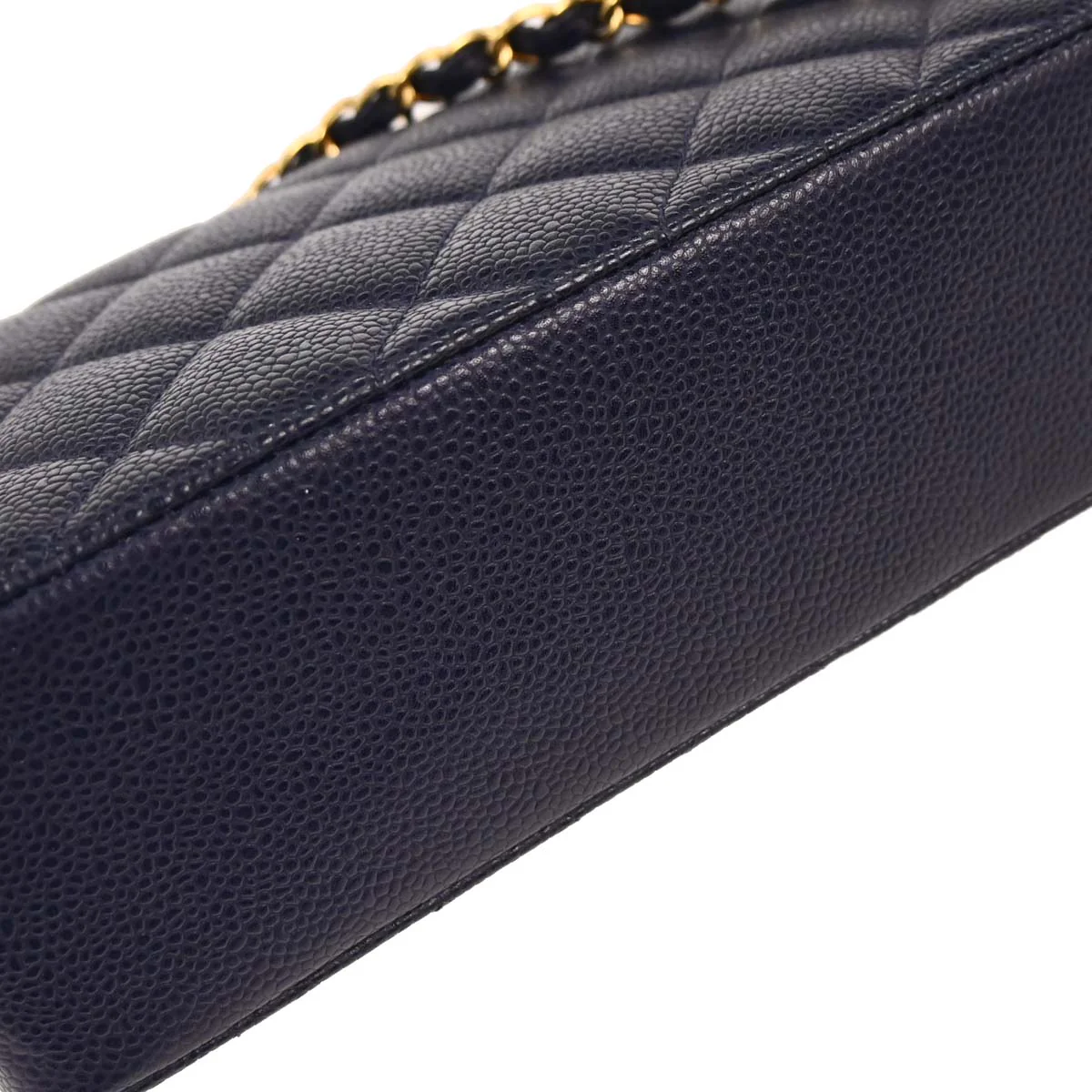 Chanel Navy Caviar Small Diana Shoulder Bag - Image 3
