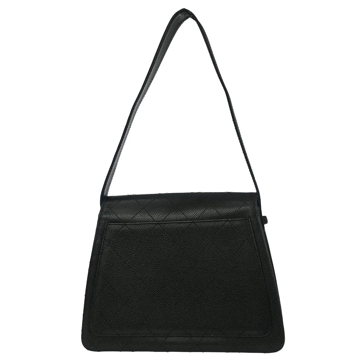 Chanel Black Caviar Shoulder Bag - Image 2