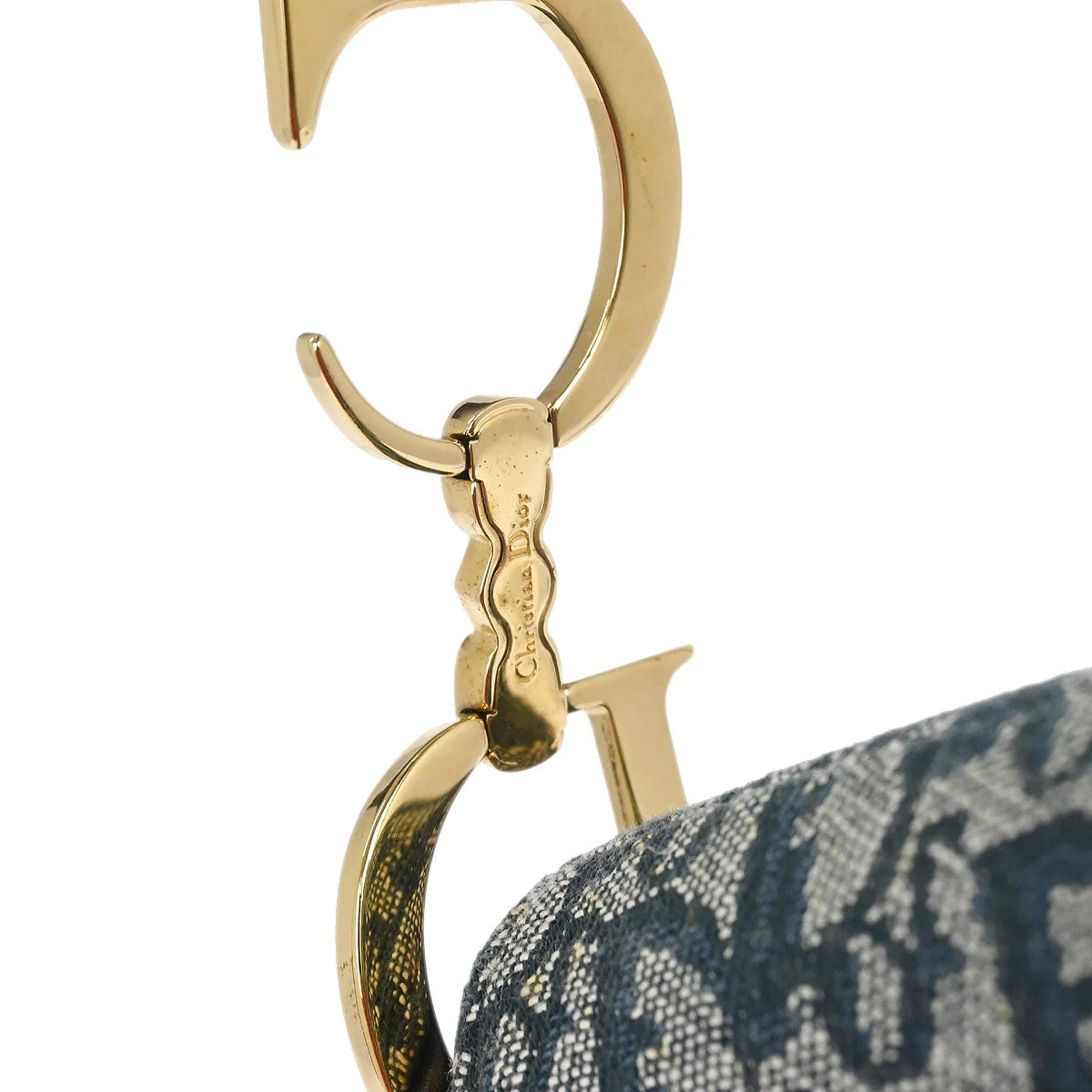 Christian Dior Navy Trotter Saddle Handbag - Image 4