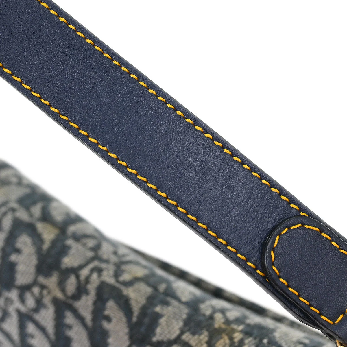 Christian Dior Navy Trotter Saddle Handbag - Image 5