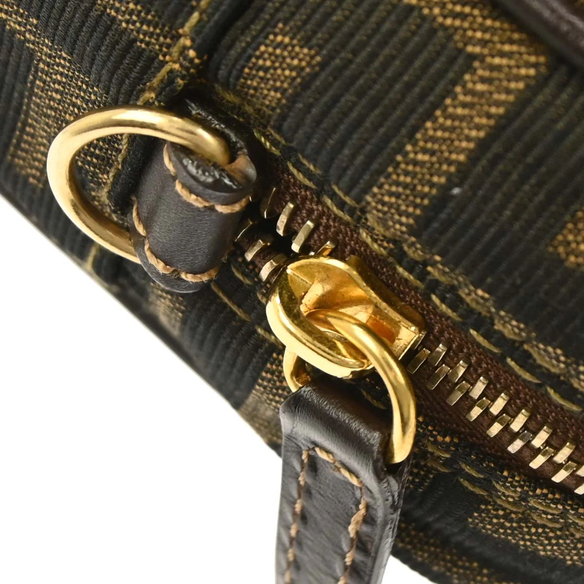 Fendi Brown Zucca 2way Shoulder Handbag - Image 5