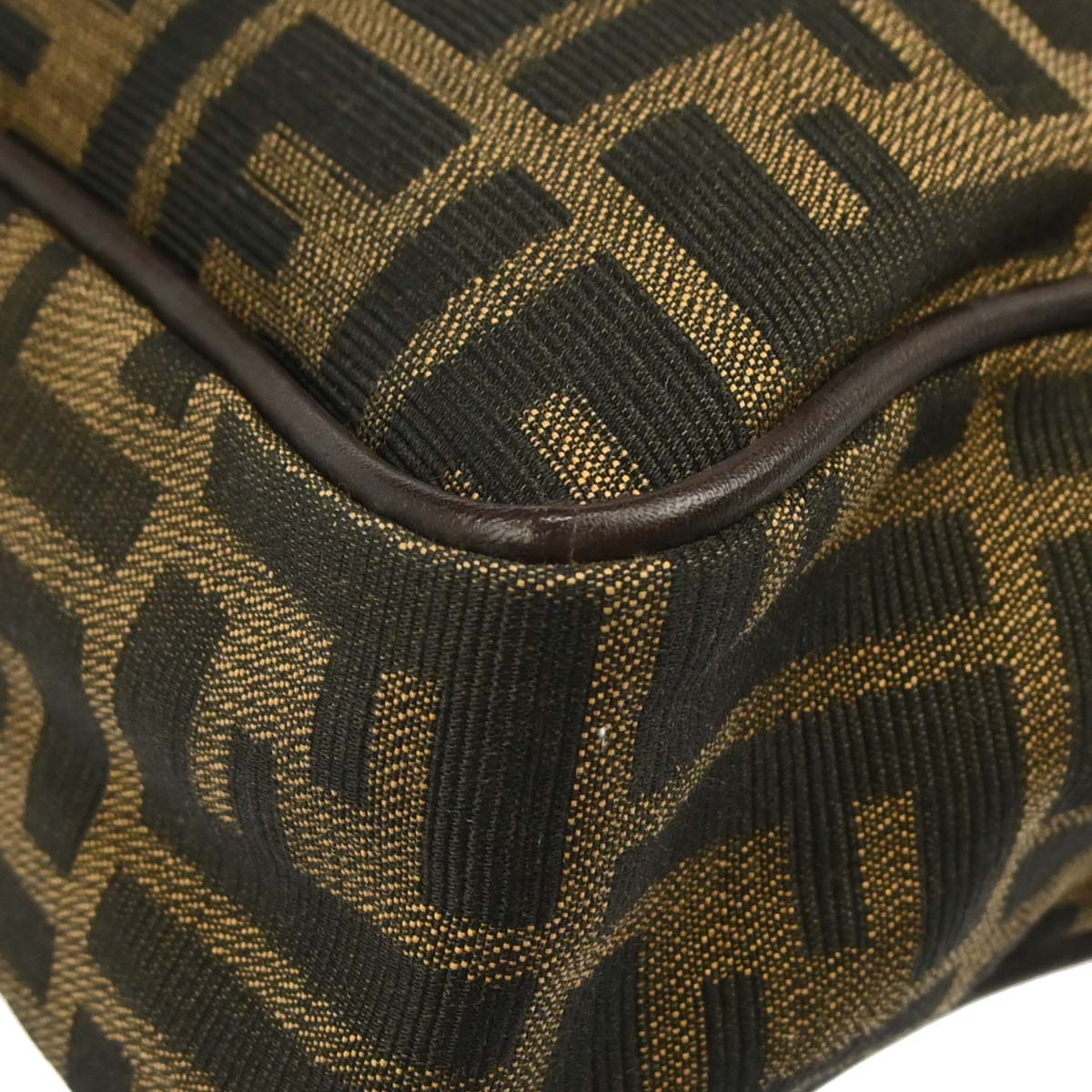 Fendi Brown Zucca 2way Shoulder Handbag - Image 6