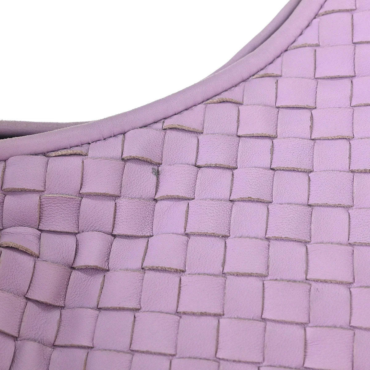 Bottega Veneta Purple Lambskin Intrecciato Hobo Handbag - Image 7