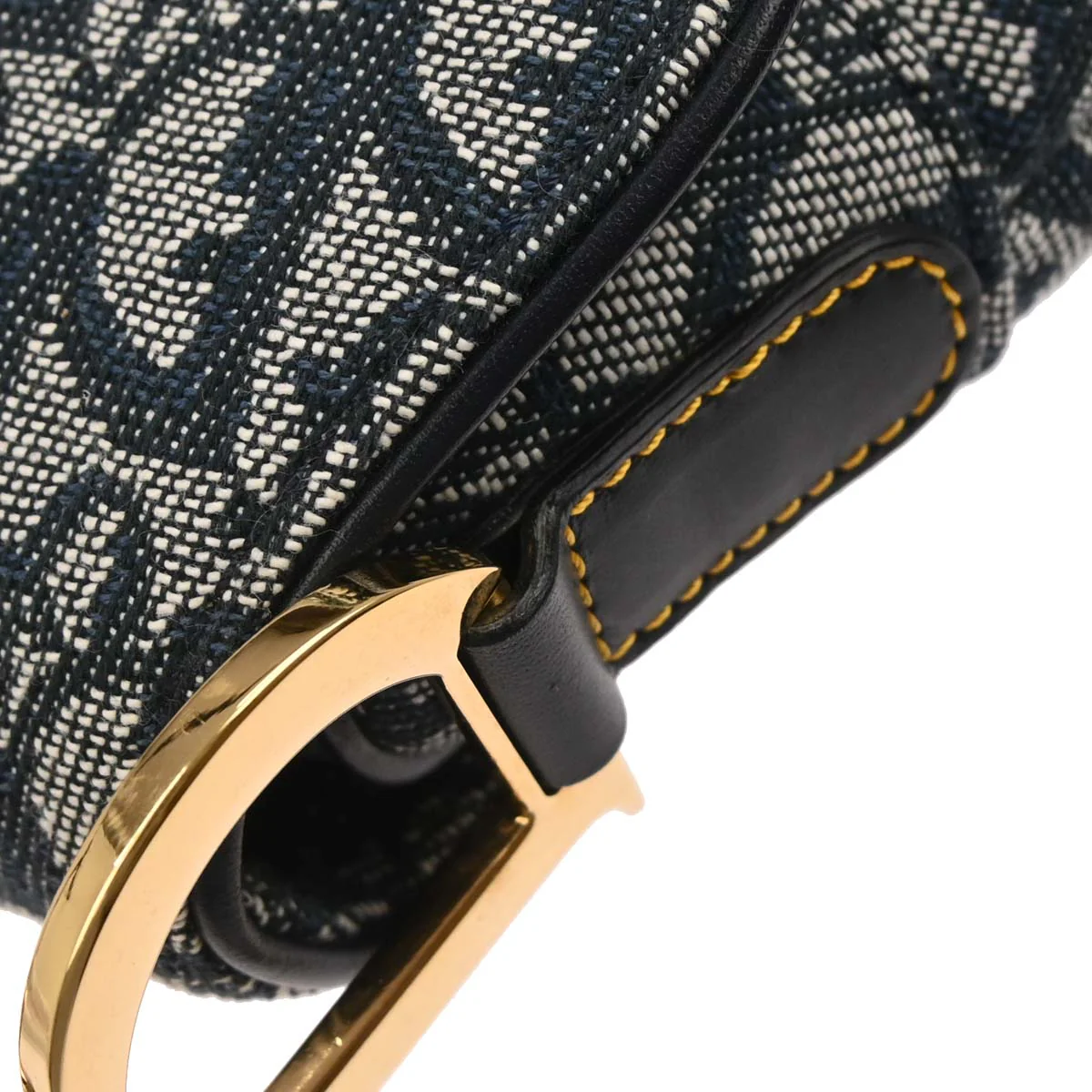 Christian Dior Navy Trotter Saddle Handbag - Image 4