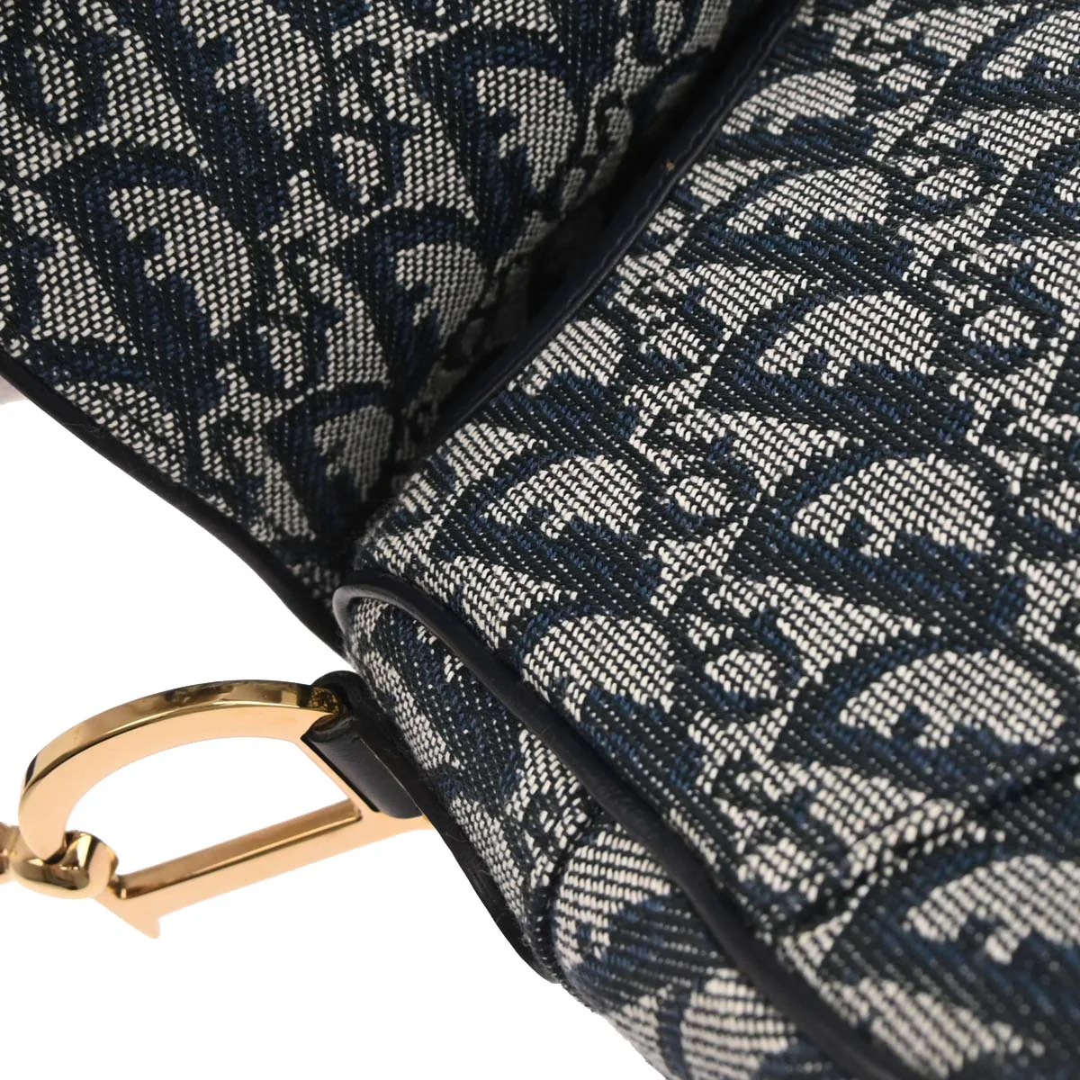 Christian Dior Navy Trotter Saddle Handbag - Image 7