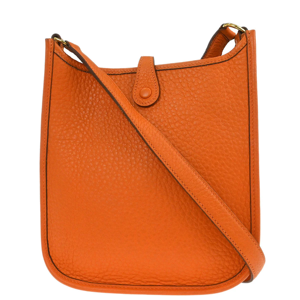 Hermes Orange Taurillon Clemence Evelyne TPM Shoulder Bag - Image 2