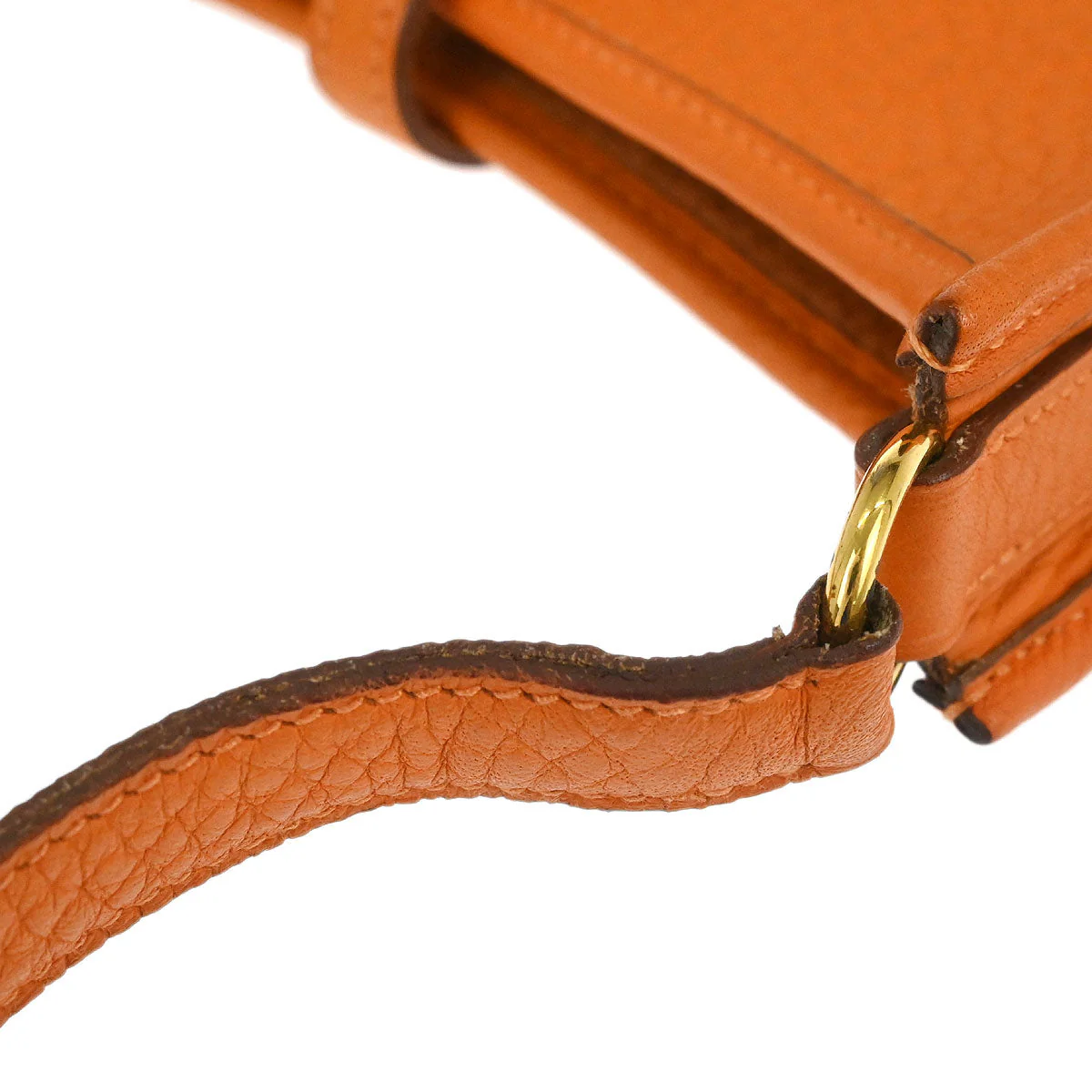 Hermes Orange Taurillon Clemence Evelyne TPM Shoulder Bag - Image 5