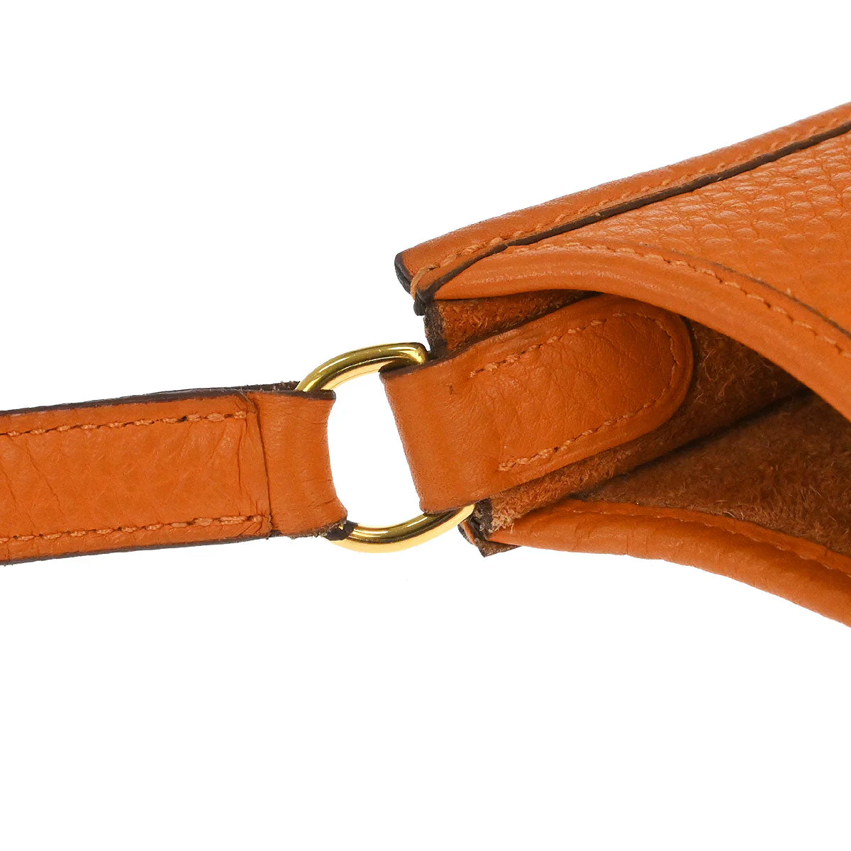 Hermes Orange Taurillon Clemence Evelyne TPM Shoulder Bag - Image 6