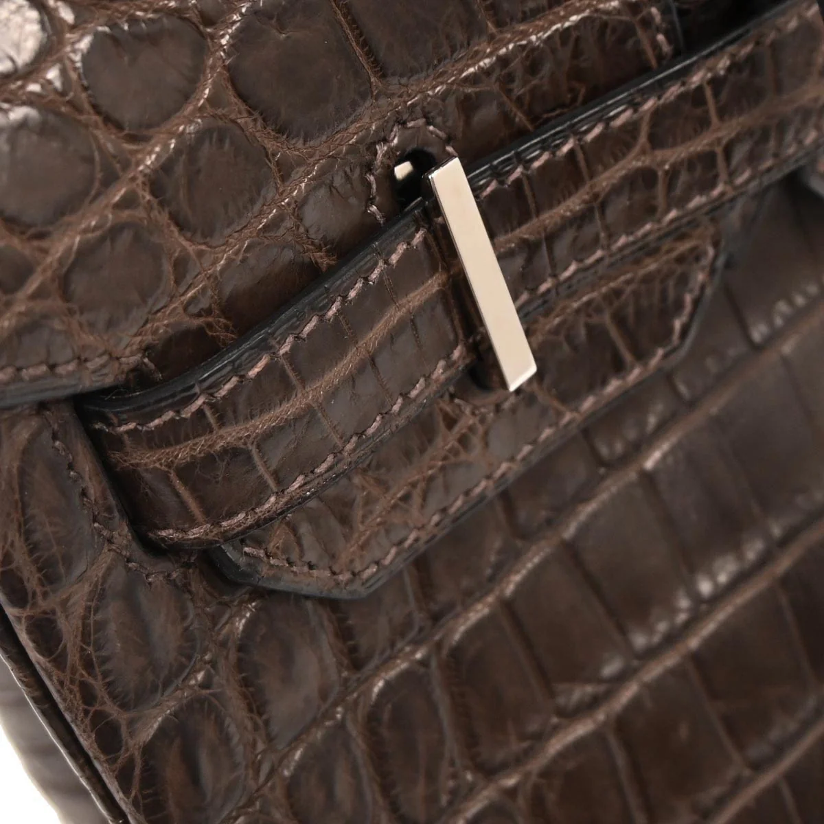 Hermes * Havane Matt Niloticus Birkin 30 Handbag - Image 6