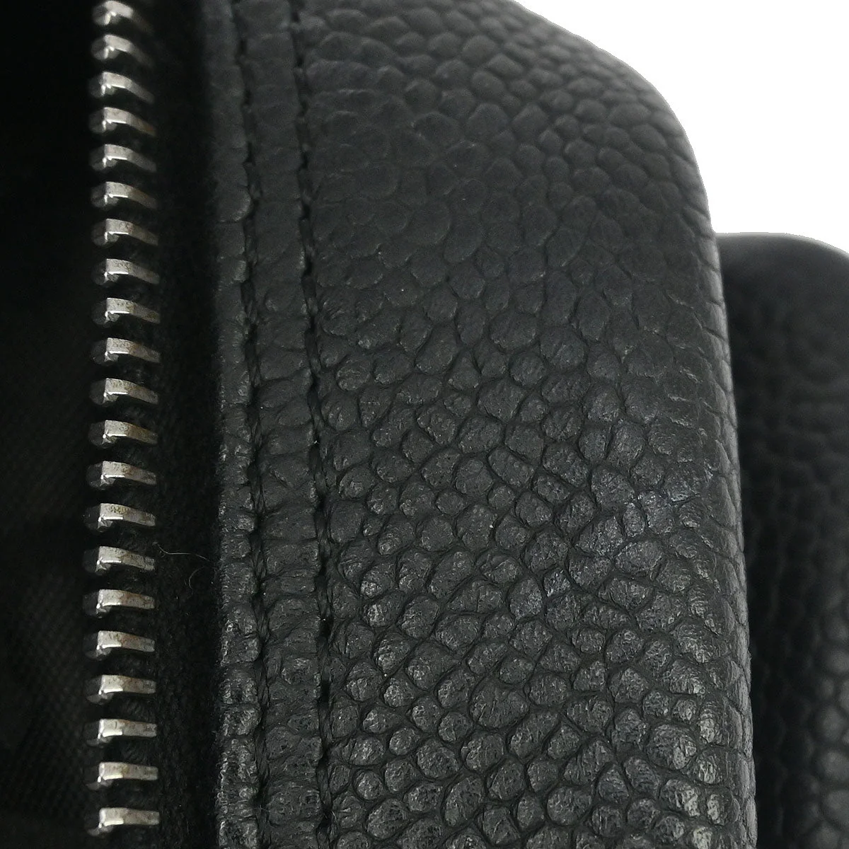 Chanel 2005-2006 Black Caviar Chocobar Handbag - Image 9