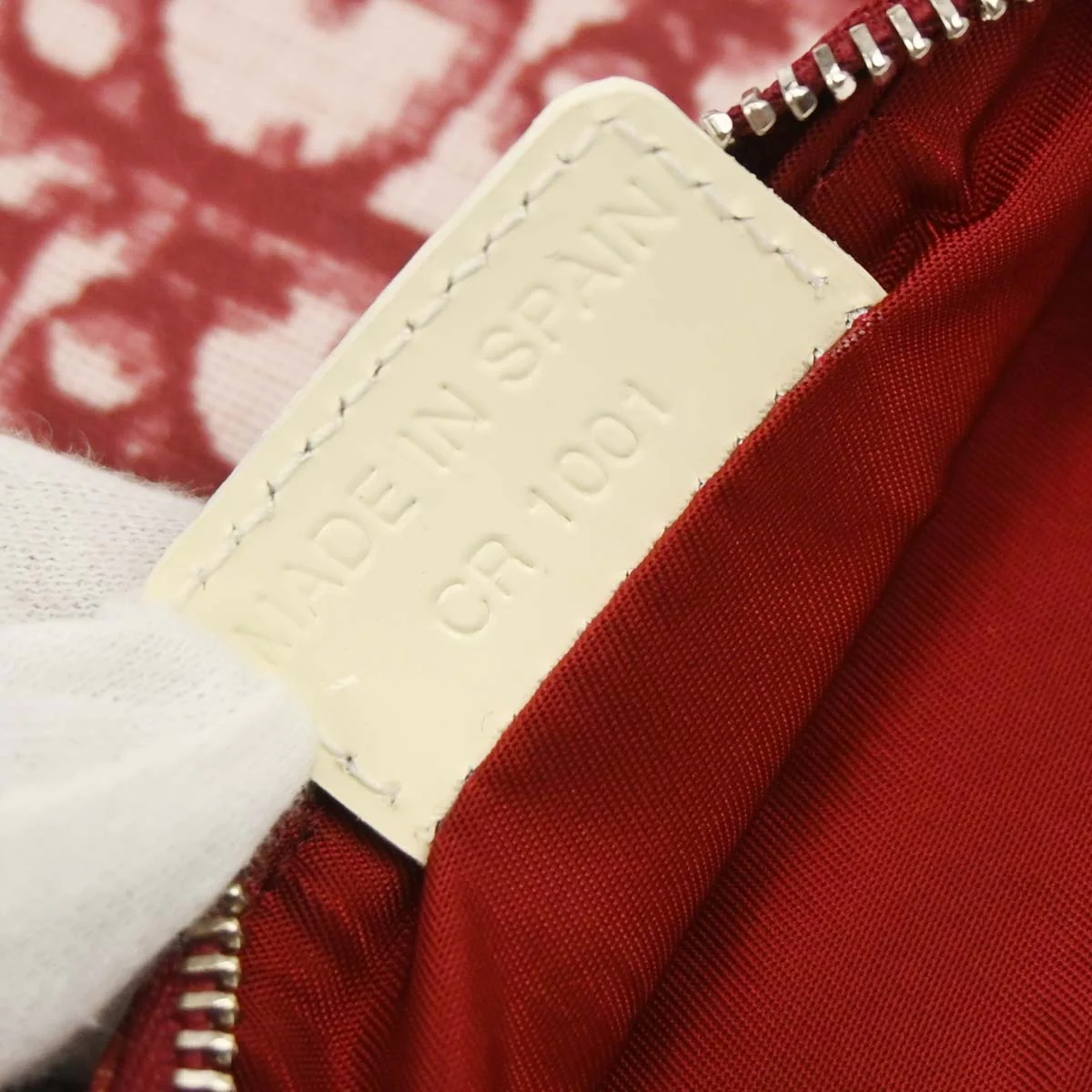 Christian Dior Red Trotter Saddle Handbag - Image 10