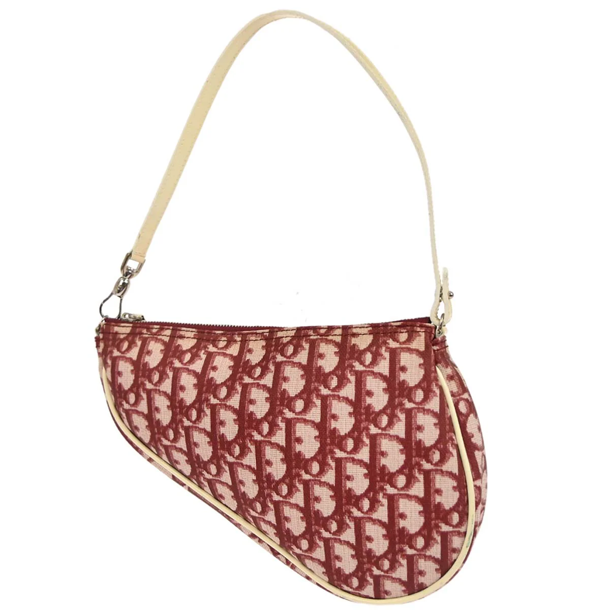 Christian Dior Red Trotter Saddle Handbag - Image 2