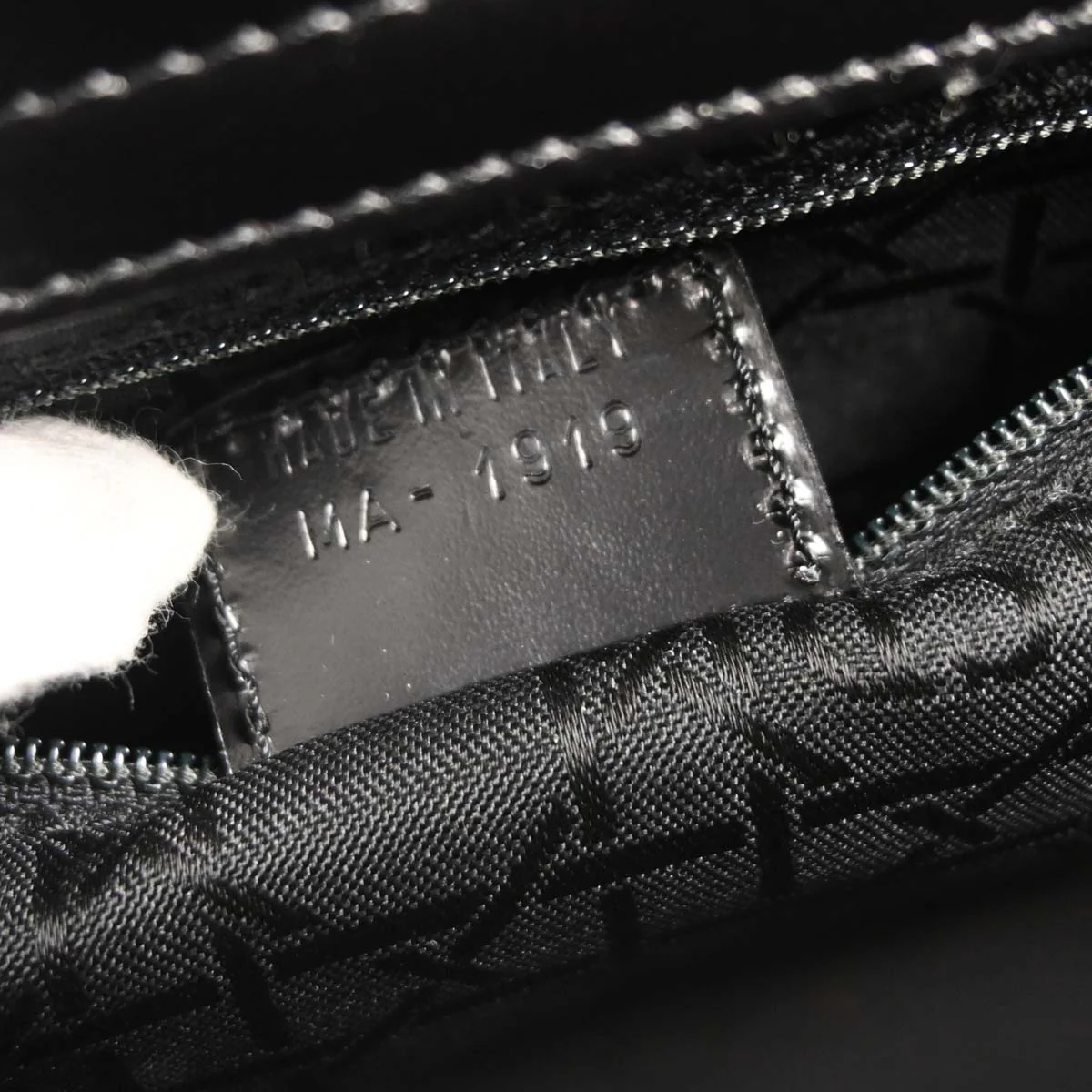 Christian Dior Black Leather Malice Tote Handbag - Image 9