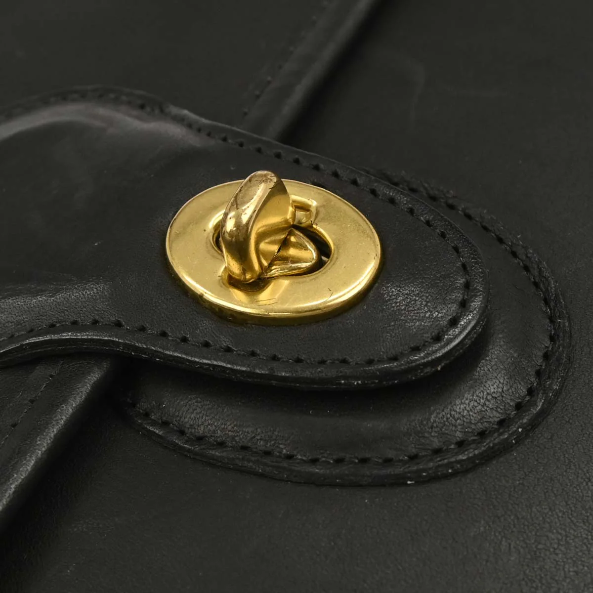 Coach Black Leather 2way Shoulder Handbag - Image 6