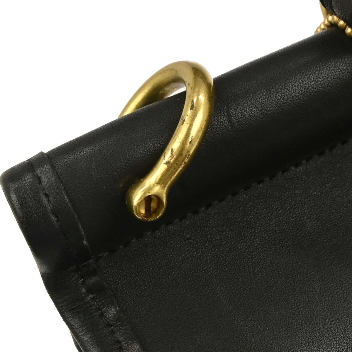 Coach Black Leather 2way Shoulder Handbag - Image 8