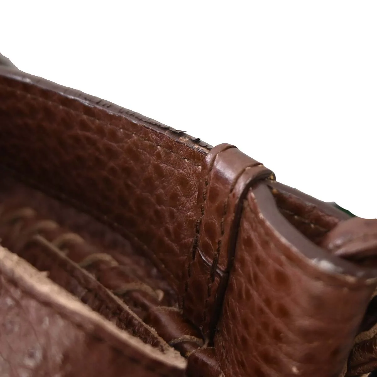 Bottega Veneta Brown Messenger Bag - Image 11