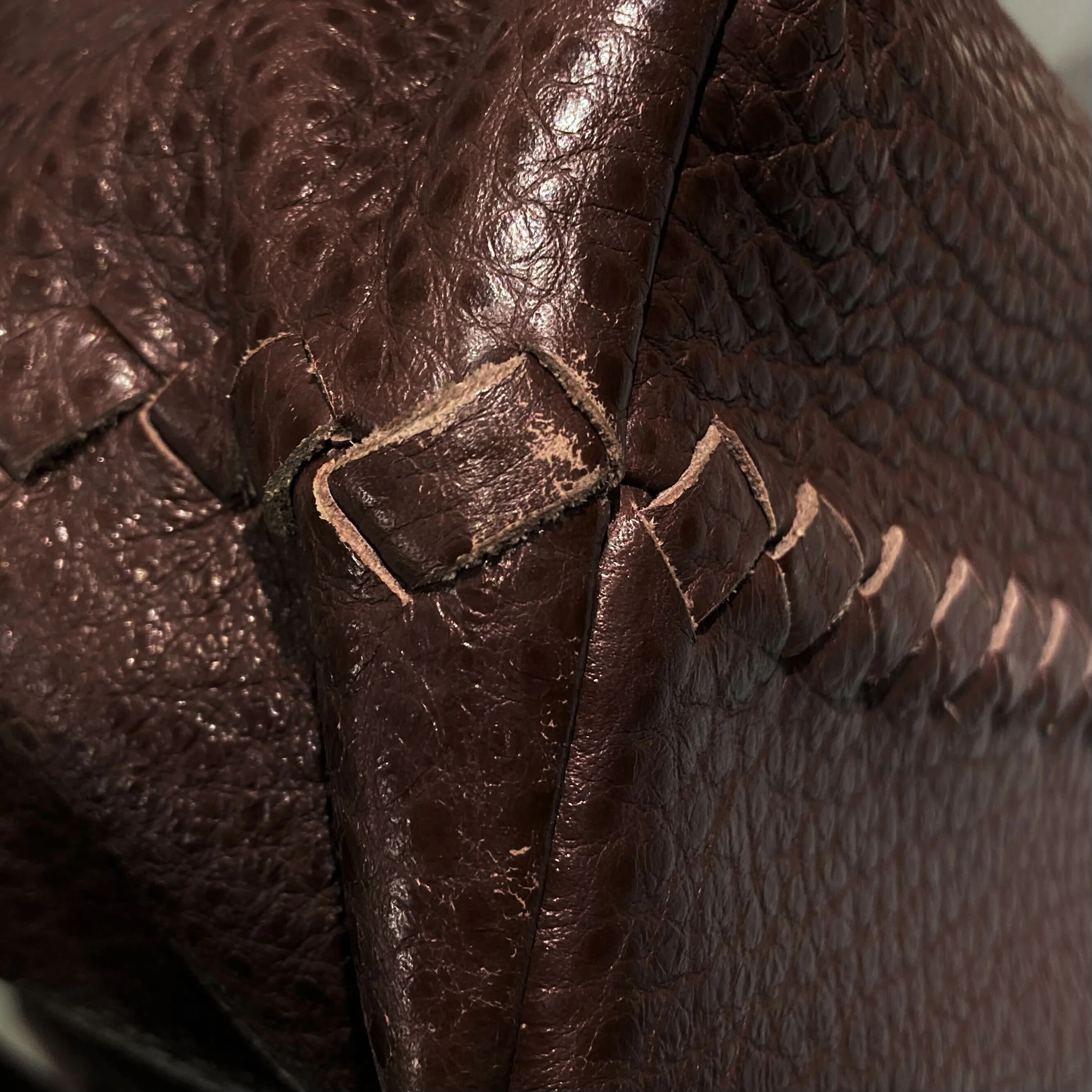Bottega Veneta Brown Messenger Bag - Image 4