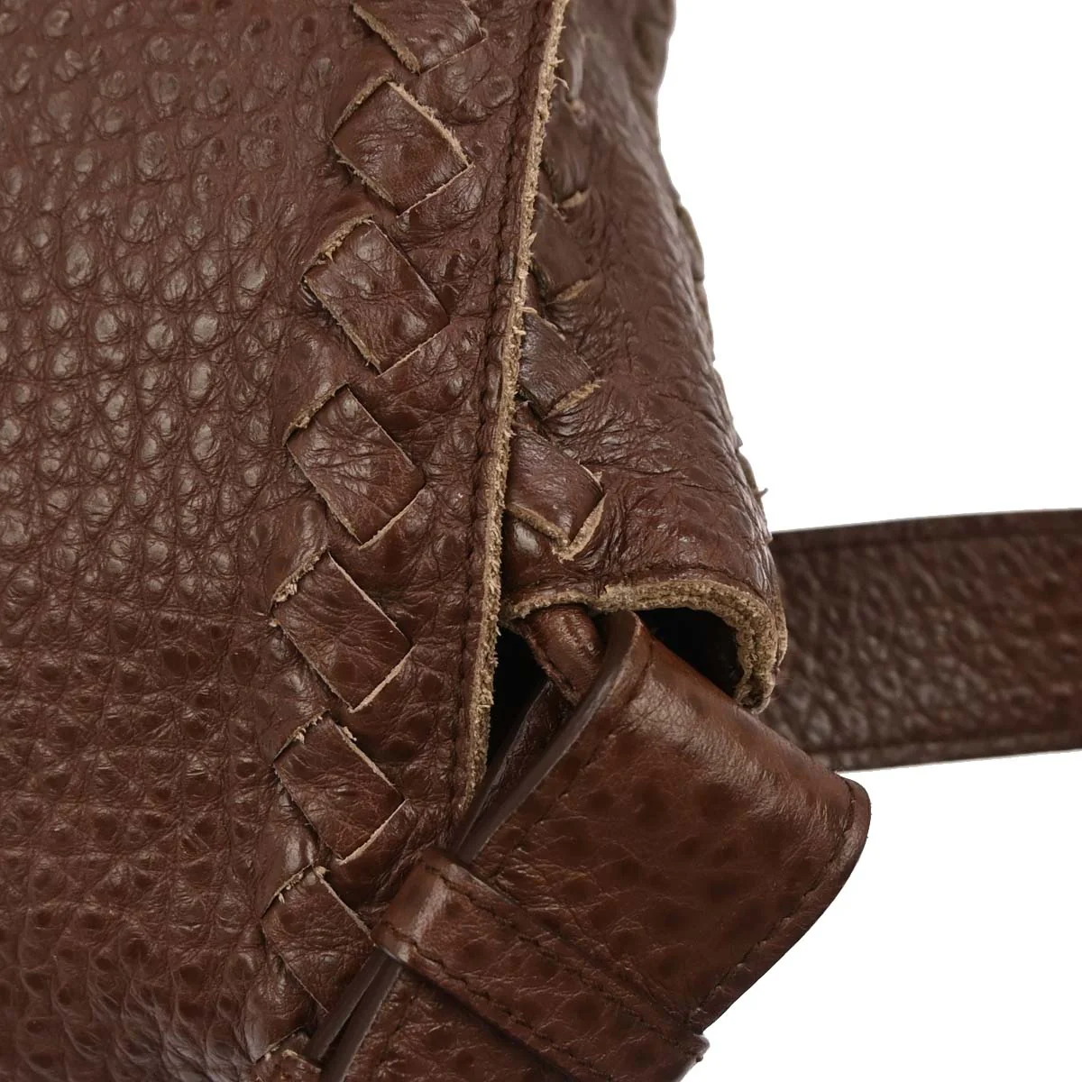Bottega Veneta Brown Messenger Bag - Image 5