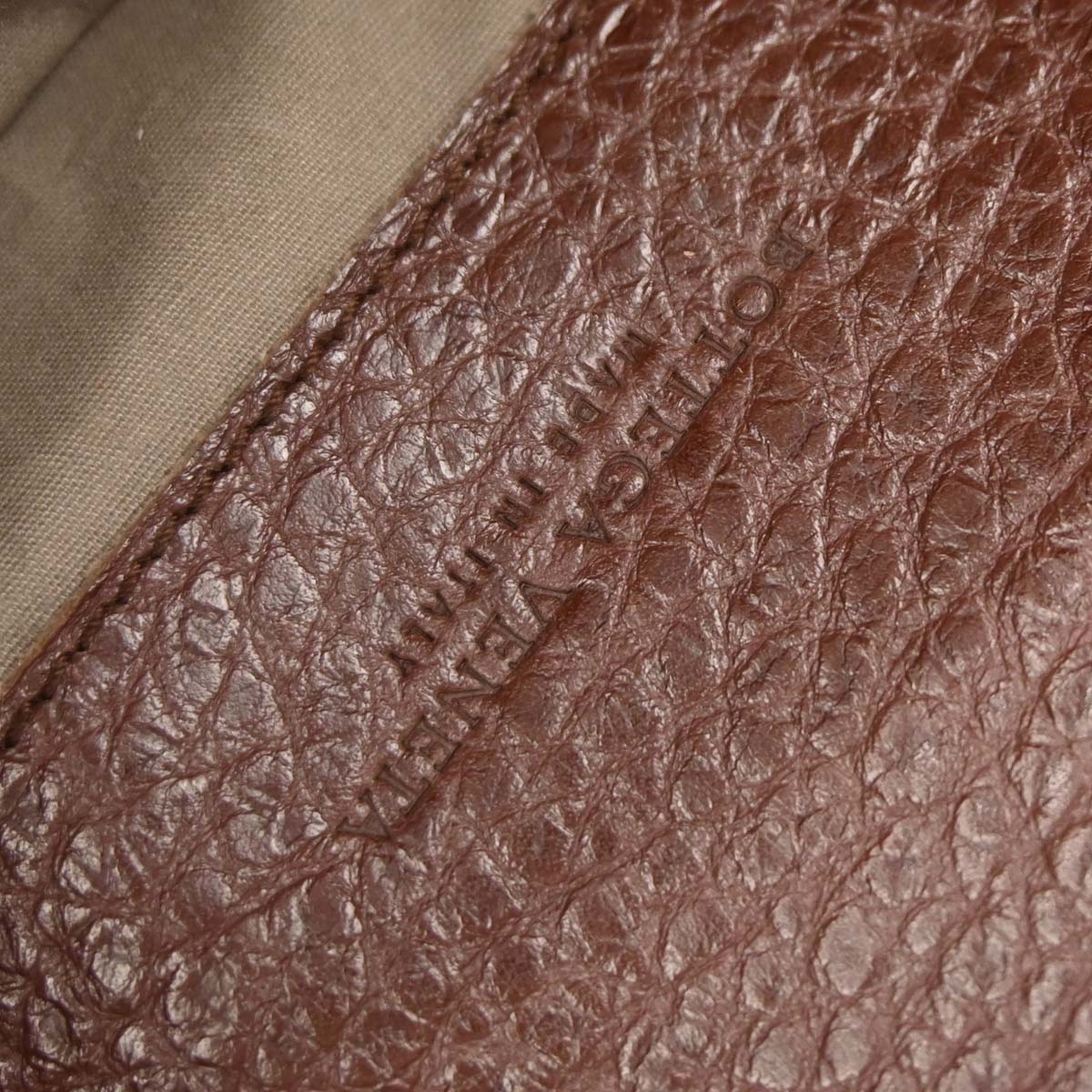 Bottega Veneta Brown Messenger Bag - Image 8