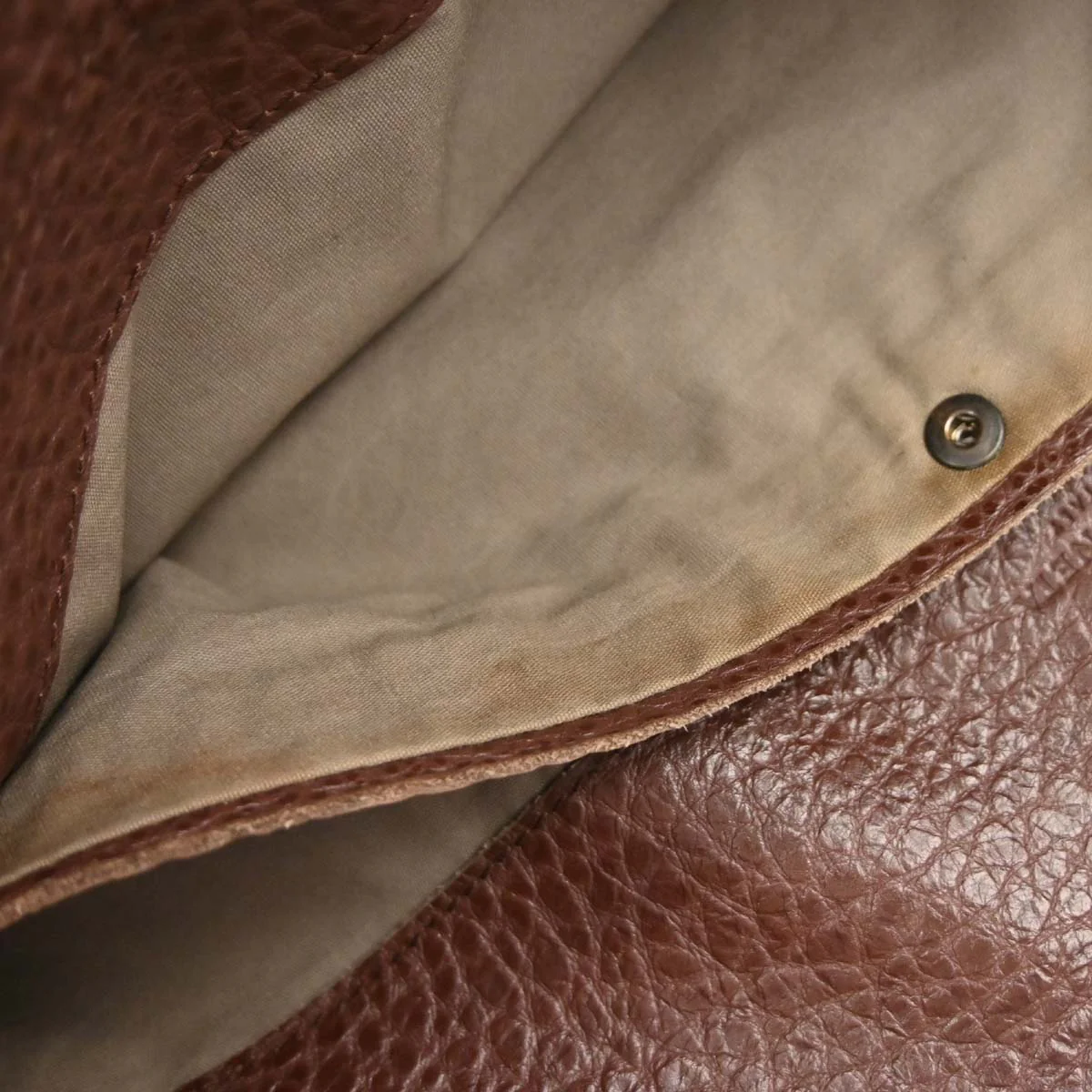 Bottega Veneta Brown Messenger Bag - Image 9