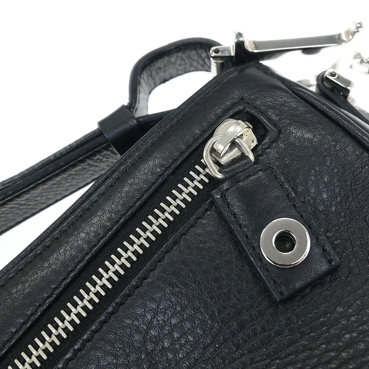 Christian Dior 2004 Black Leather Handbag - Image 5
