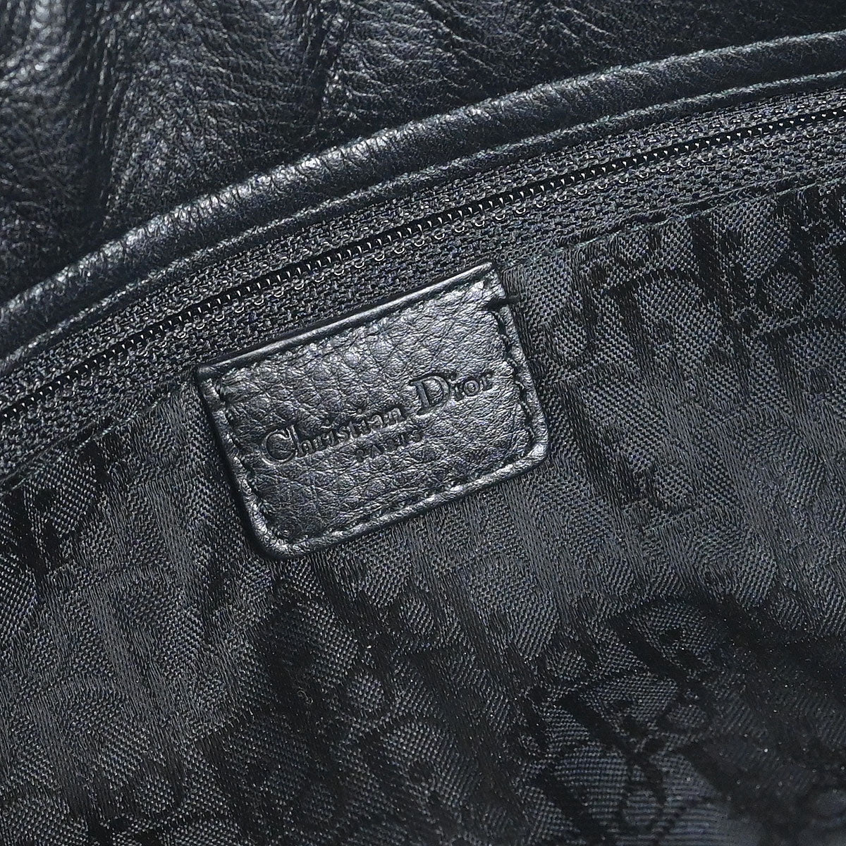 Christian Dior 2004 Black Leather Handbag - Image 9
