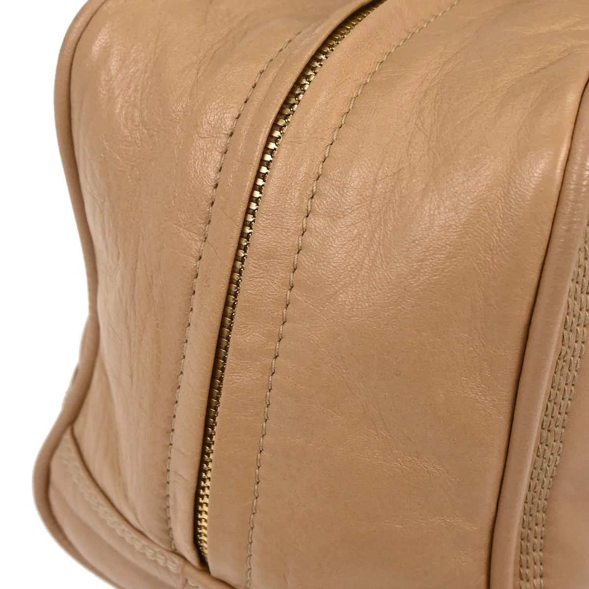 Loewe Beige Nappa Leather Amazona 28 Handbag - Image 4