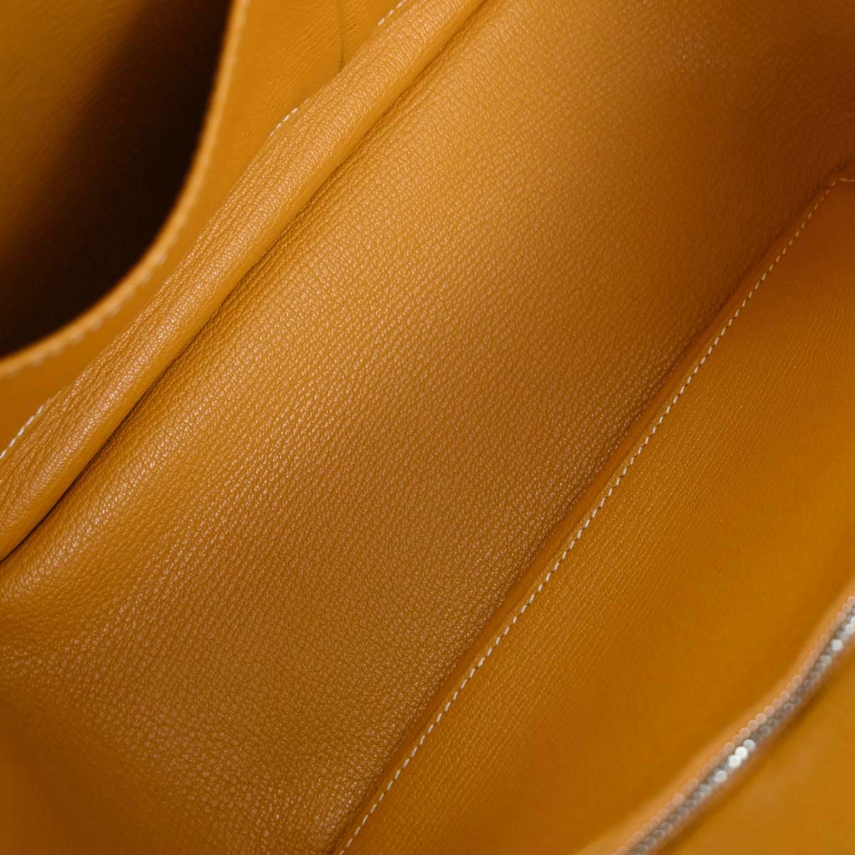 Hermes Moutarde Taurillon Clemence Jypsiere 28 Shoulder Bag - Image 8