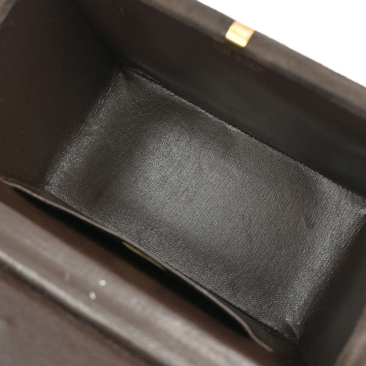 Chanel 1996-1997 Brown Suede Acrylic Chain Handbag - Image 8