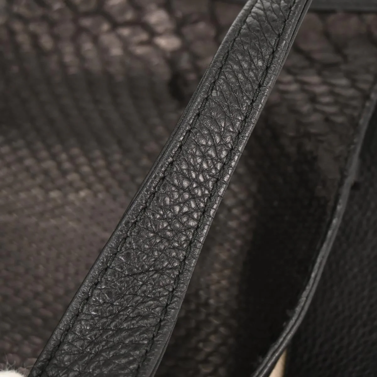 Gucci * Black Python Tote Bag - Image 5