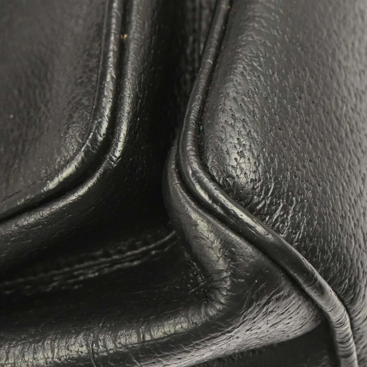Gucci Black Pigskin Bamboo Backpack - Image 4