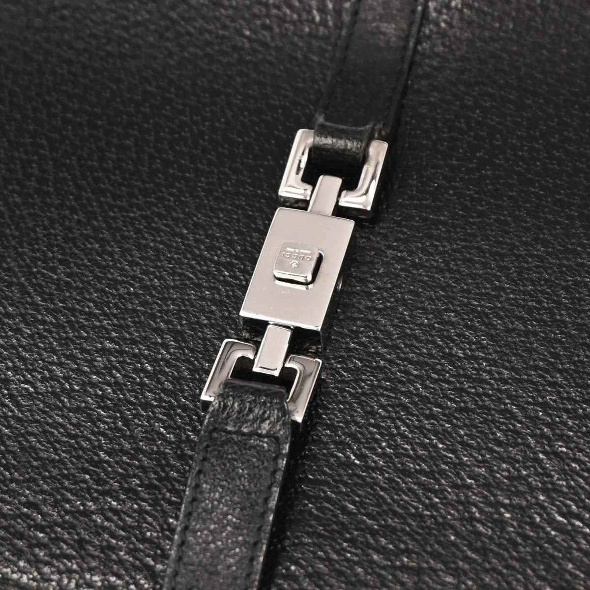 Gucci Black Pigskin Handbag - Image 4