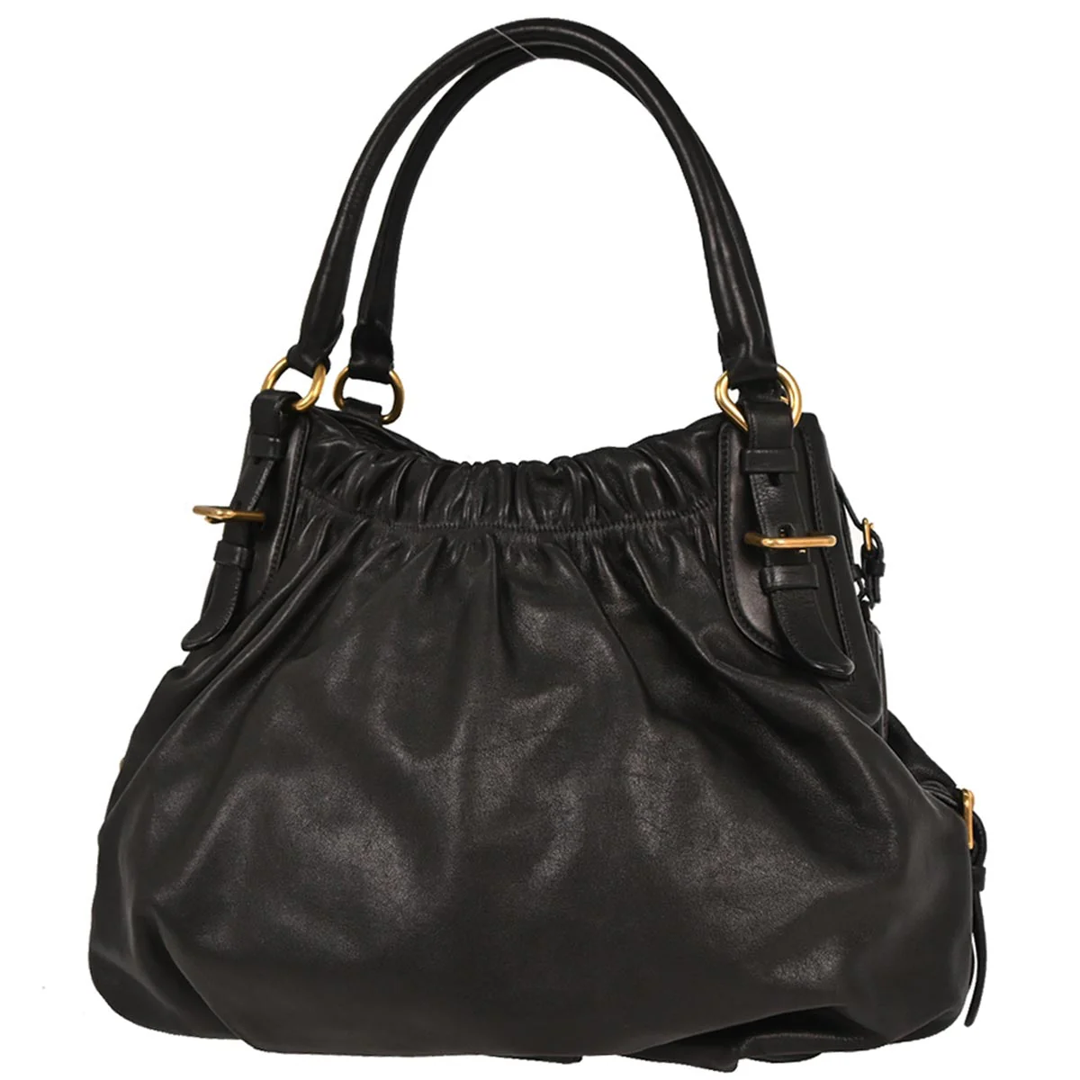 Prada Black Leather Handbag - Image 2