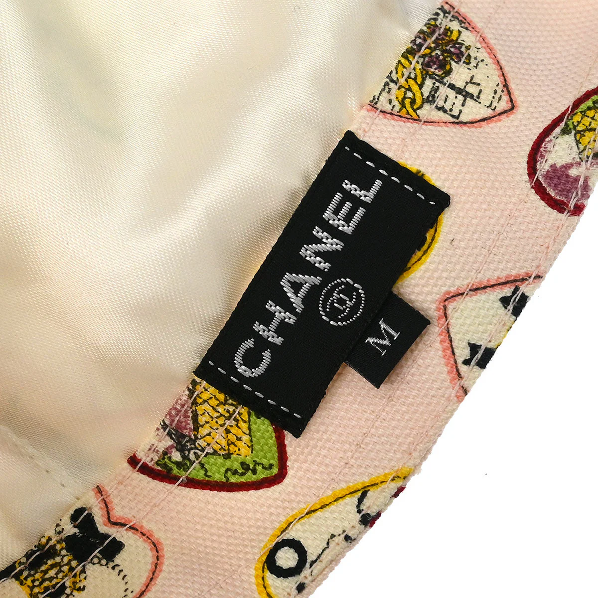 Chanel Pink Cotton #M Valentine Cap Small Good - Image 7