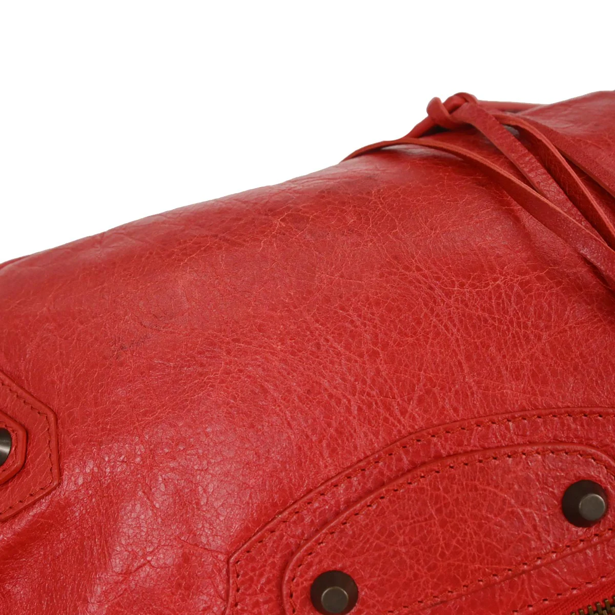 Balenciaga Red The First 2way Handbag - Image 5