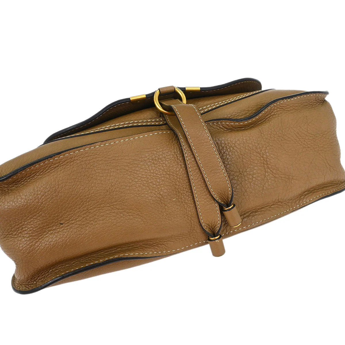 Chloe Brown Leather Marcie 2way Shoulder Handbag - Image 4