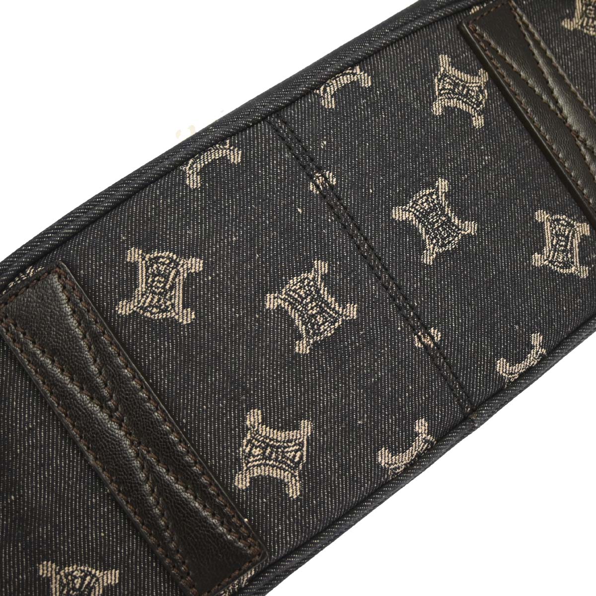 Celine * Black Denim Boogie Bag Handbag - Image 3