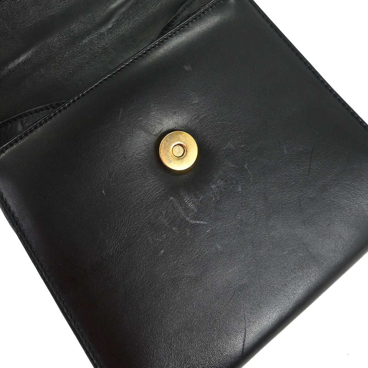 Salvatore Ferragamo Black Leather Vara Bow 2way Shoulder Handbag - Image 8