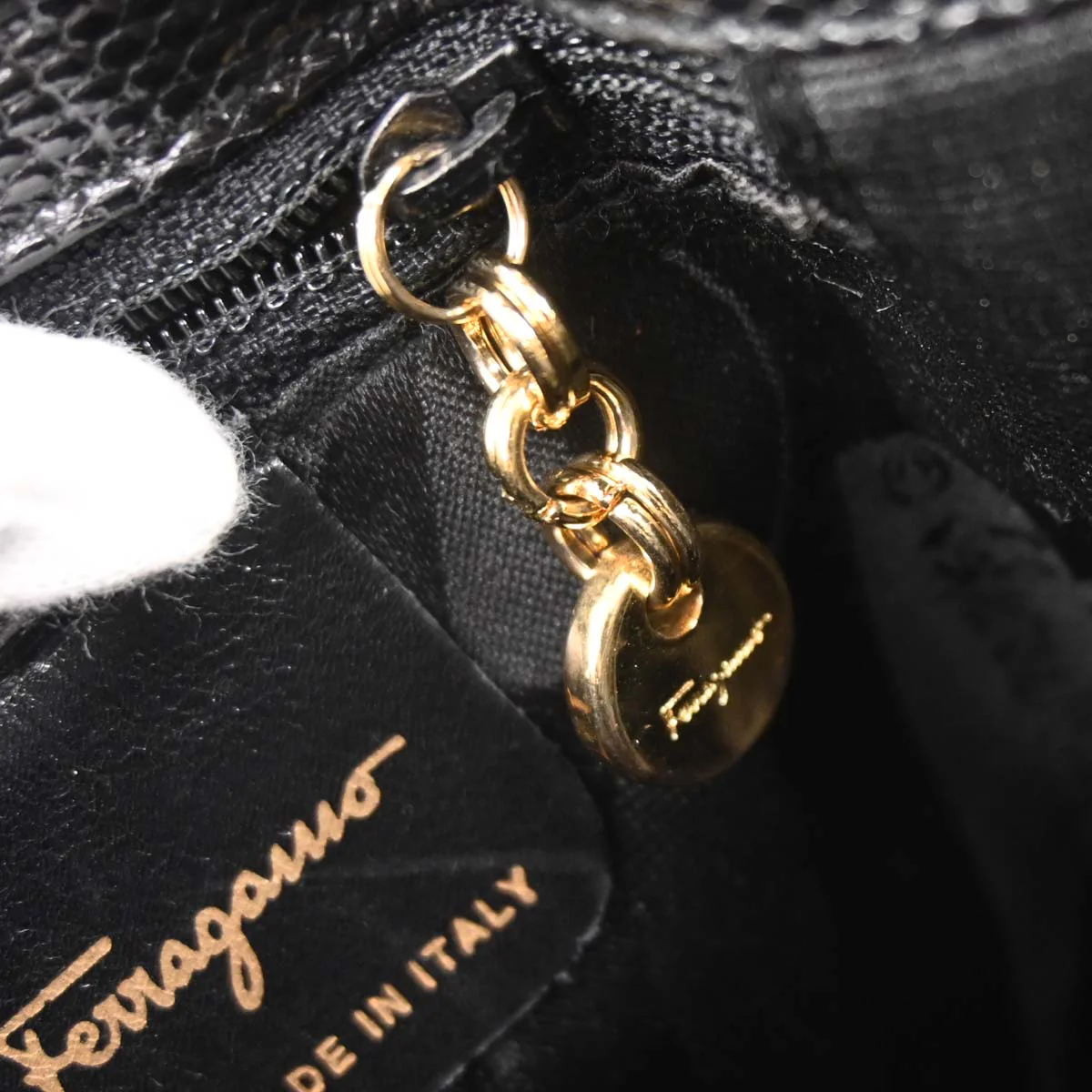 Salvatore Ferragamo Black Backpack - Image 10