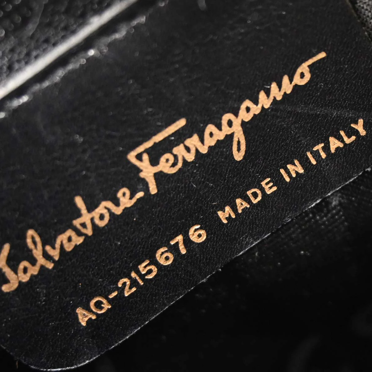 Salvatore Ferragamo Black Backpack - Image 9
