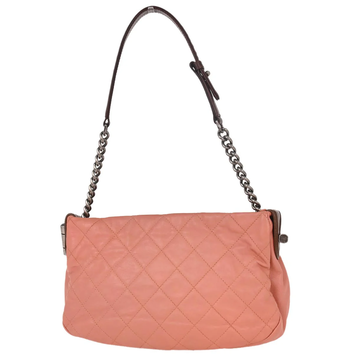 Chanel 2013-2014 Pink Calfskin Handbag - Image 2
