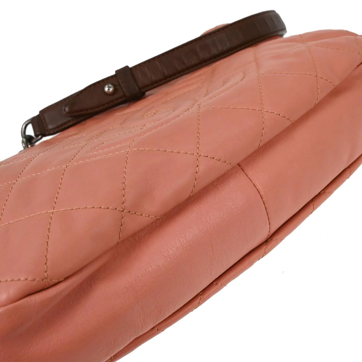 Chanel 2013-2014 Pink Calfskin Handbag - Image 5
