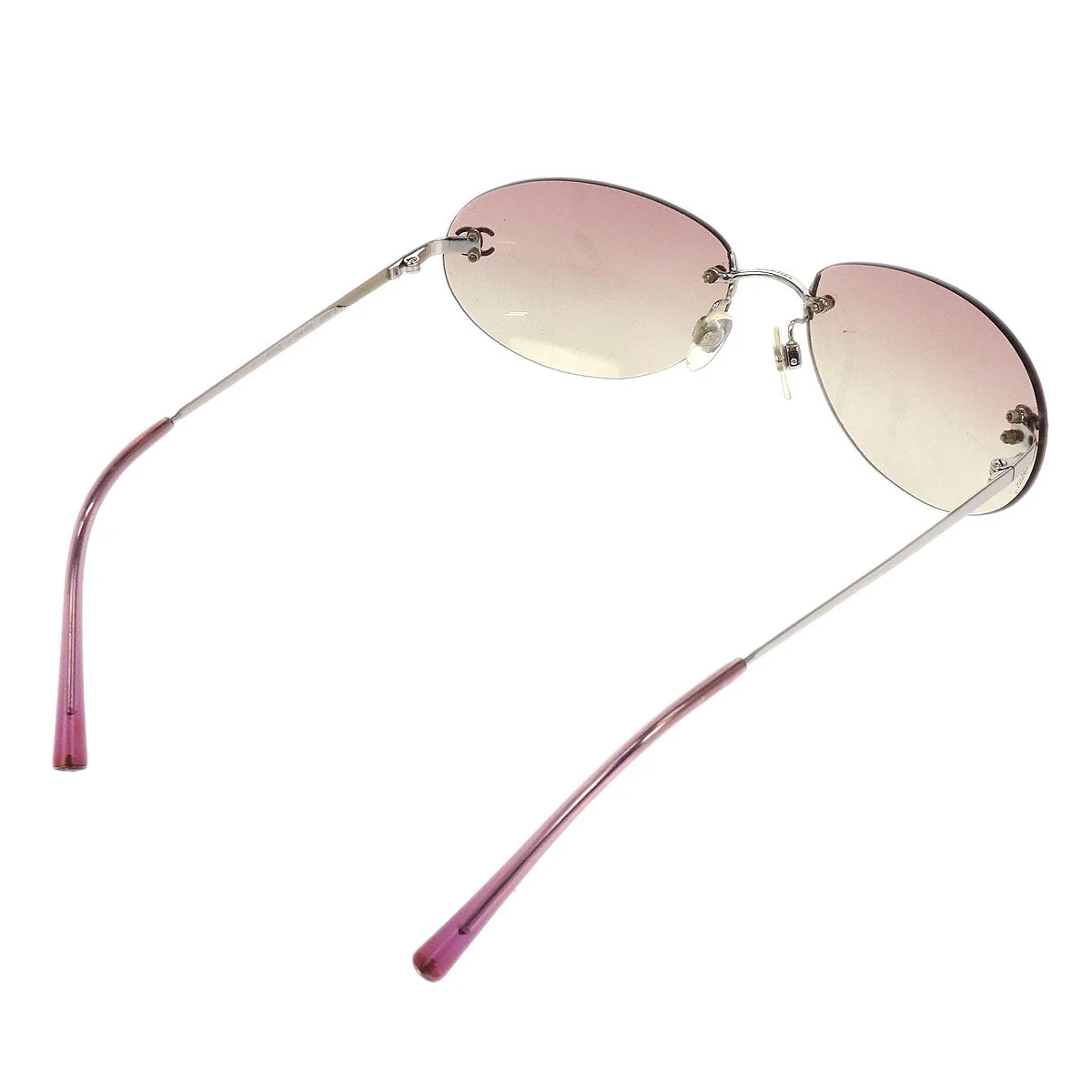 Chanel Sunglasses Eyewear Pink 59□16 Small Good - Image 2