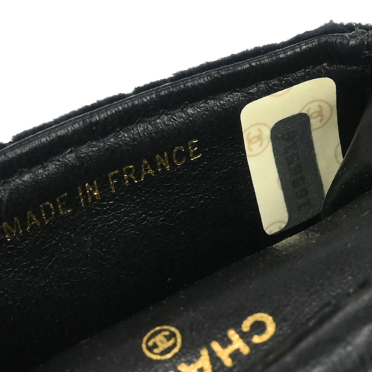 Chanel Black Velvet Micro Classic Flap Shoulder Bag Pochette - Image 7