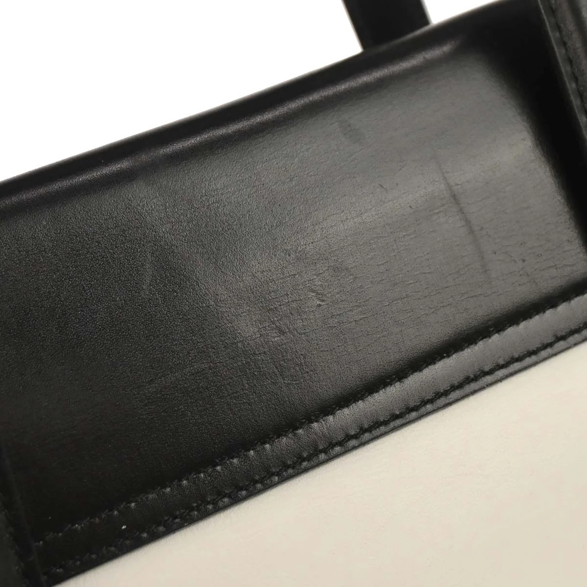 Celine White Leather Handbag - Image 3