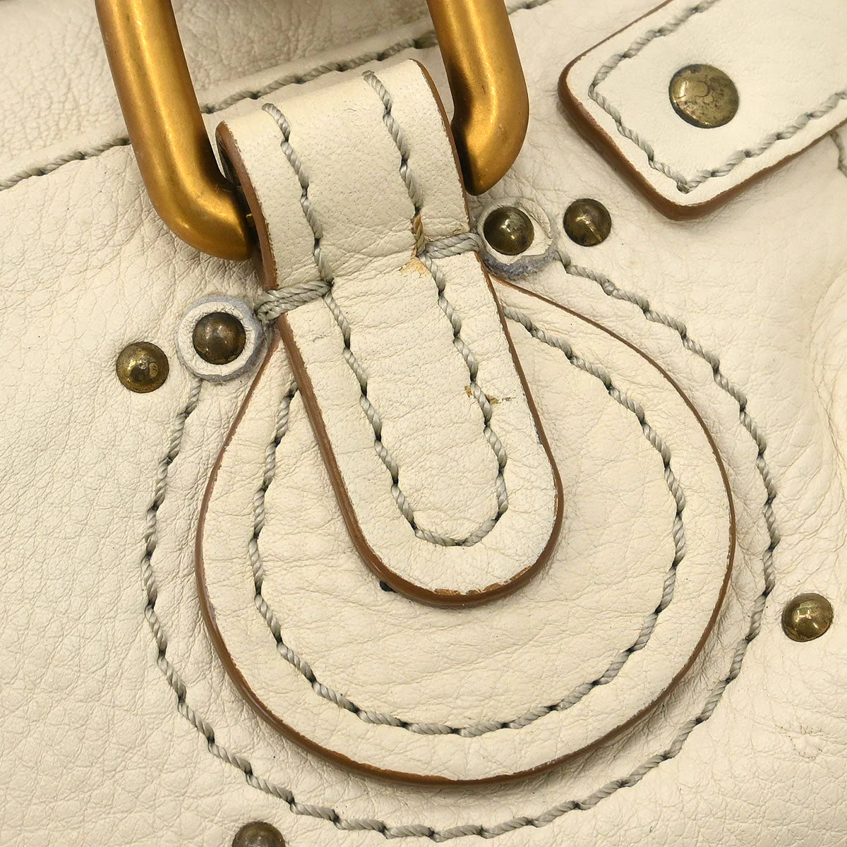 Chloe Ivory Paddington Mini Handbag - Image 4