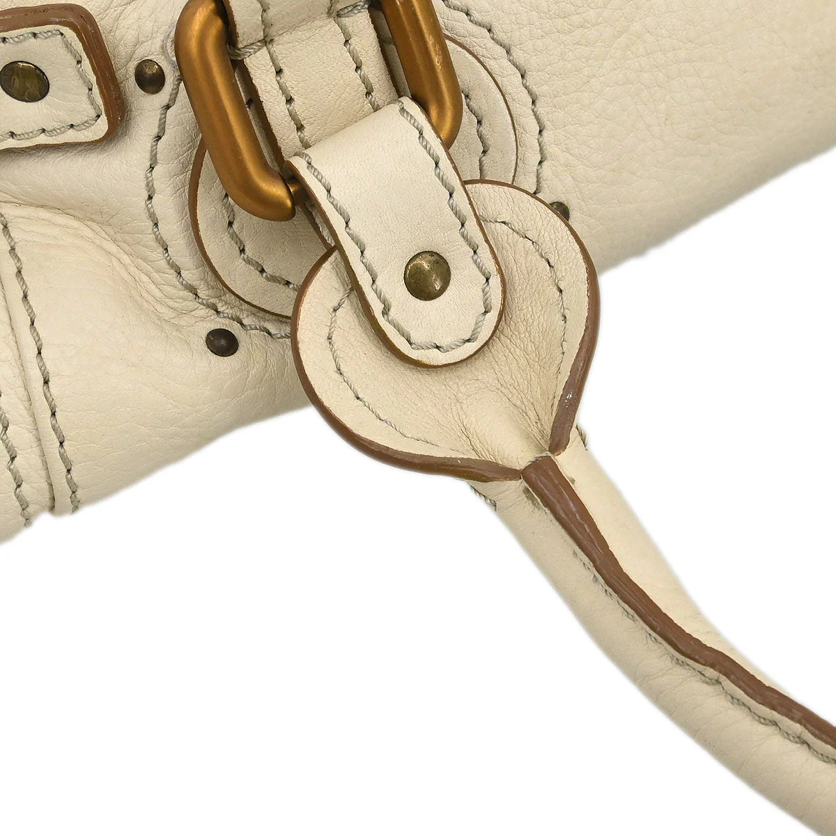 Chloe Ivory Paddington Mini Handbag - Image 6